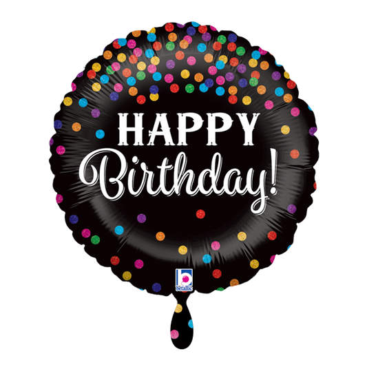 1 Balloon - Glittering Birthday Confetti