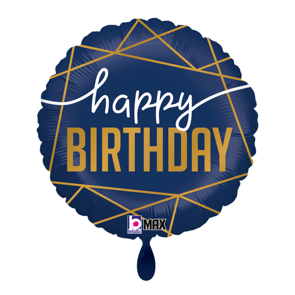 1 Balloon - Navy Birthday