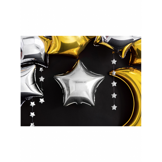1 Ballon - Stern - Silber
